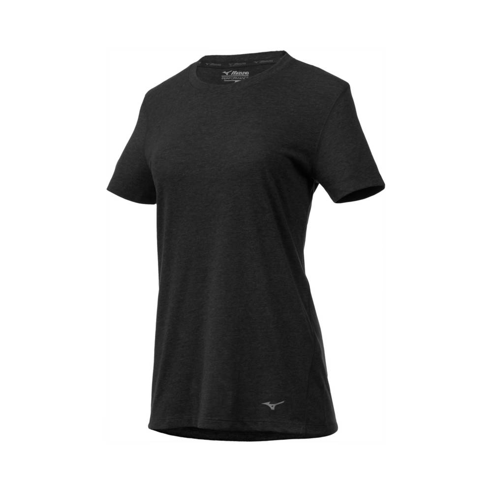 Womens Mizuno Inspire T-Shirts Black Philippines (FZMJKD892)